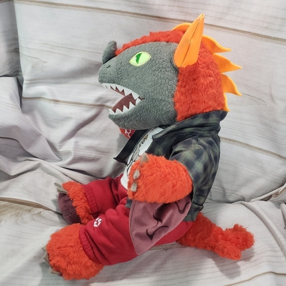 Build A Bear Red Dragon Great Wolf Lodge Magiquest Plush With Outfit 17 Inch - Picture 4 of 14